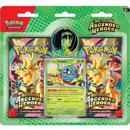 Pokémon Mega Evolution Ascended Heroes Collection Blister rinkinys (Erika)